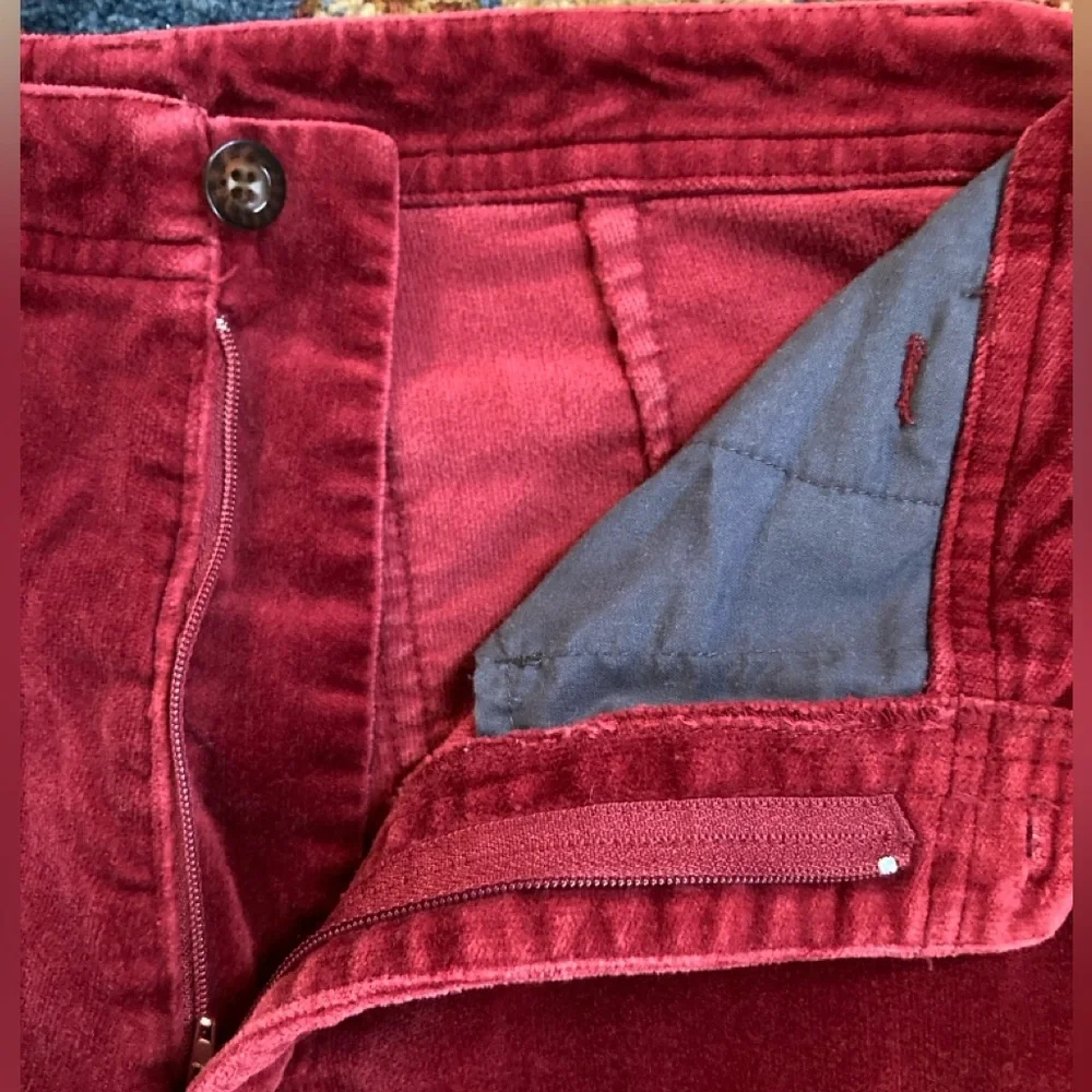 Vintage Red Velvet Vintage Sigrid Olsen Sport 14 Cotton Spandex Rust Jeans EUC